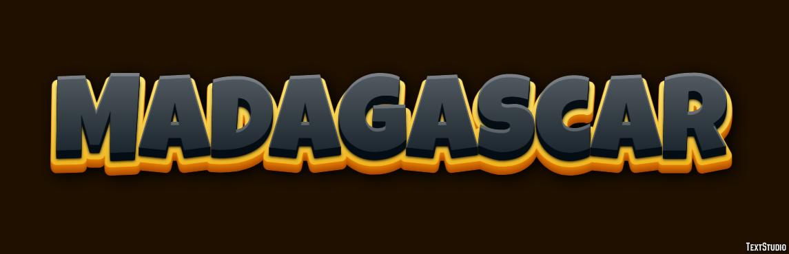 Madagascar Tekst Effect