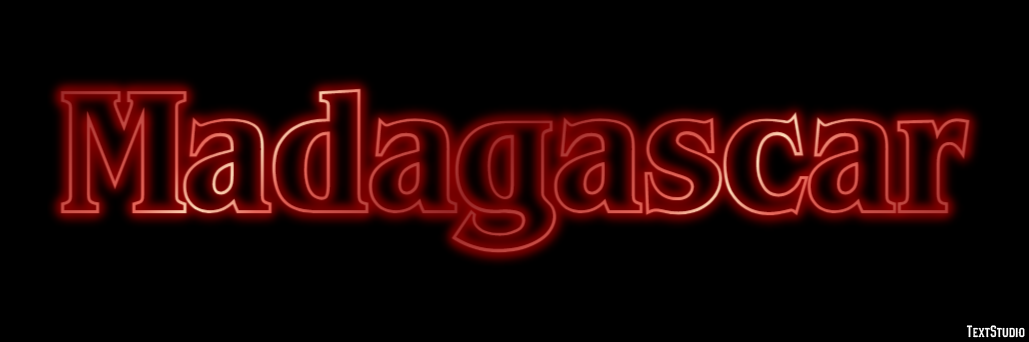 Madagascar Text Effect