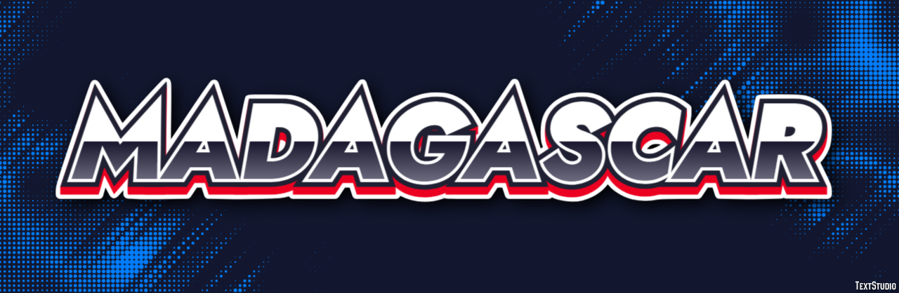 Madagascar Text effect
