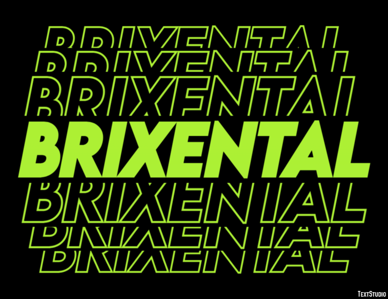Brixental Efekt tekstowy