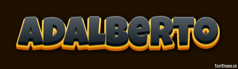 Adalberto Text effect