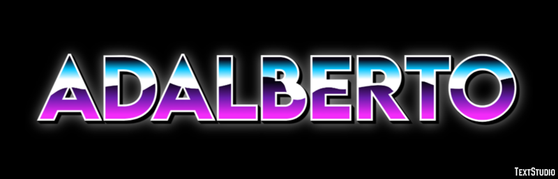 Adalberto Text effect