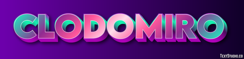 Clodomiro Texteffekt