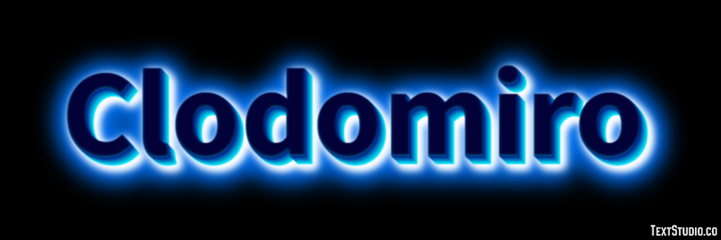 Clodomiro Texteffekt