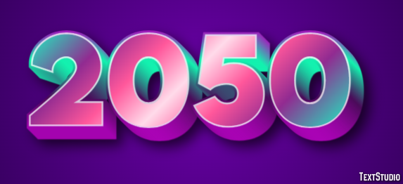 2050 Effet de Texte