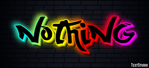 Nothing Text Effect