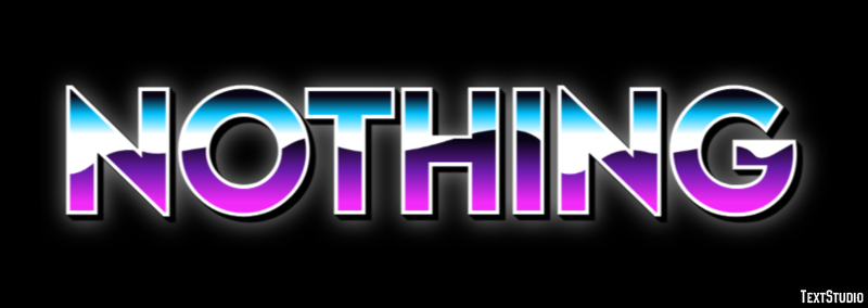 Nothing Tekst Effect