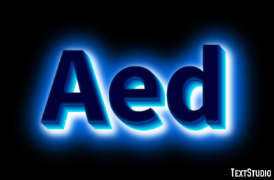 Aed Text effect