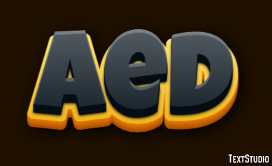 Aed Text effect