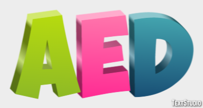 Aed Text effect