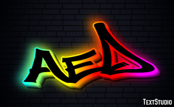 Aed Text effect