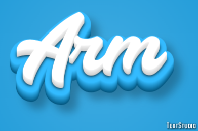 Arm Text Effect
