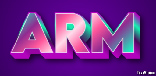 Arm Text Effect