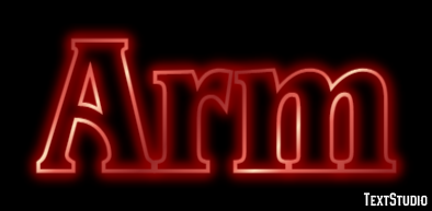 Arm Text Effect