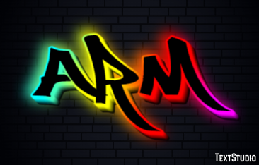 Arm Text Effect