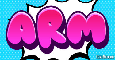 Arm Text Effect