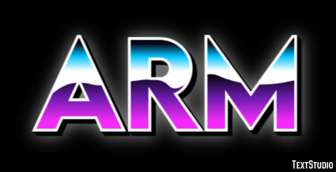 Arm Text Effect