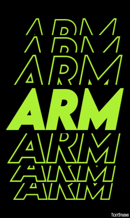 Arm Text Effect