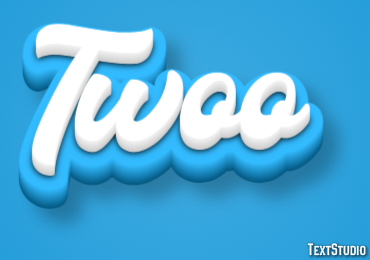 Twoo Efeito de texto