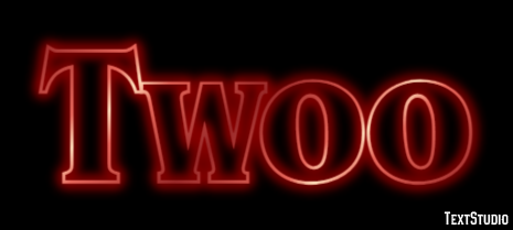 Twoo Efeito de texto