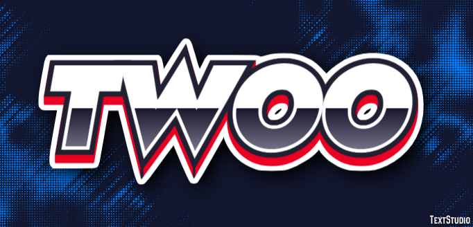 Twoo Efeito de texto