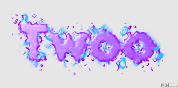 Twoo Efeito de texto