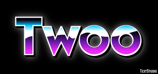 Twoo Efeito de texto