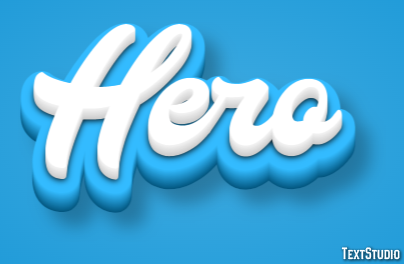 Hero Text Effect