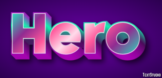 Hero Effet de Texte