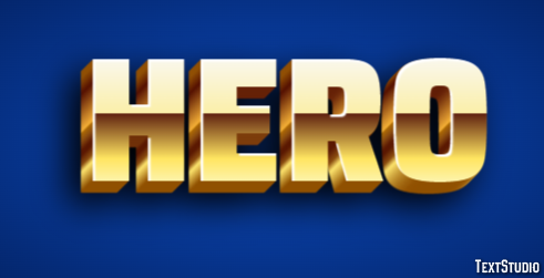 Hero Text Effect