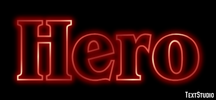 Hero Text Effect