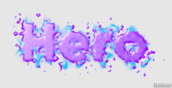 Hero Эффект текста