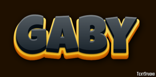 Gaby Efecto de Texto