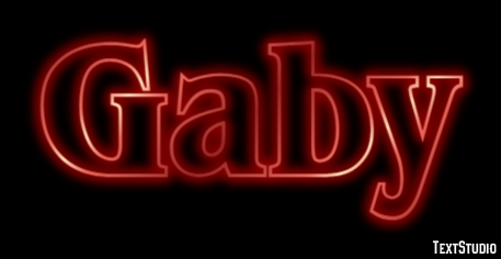 Gaby Efekt tekstowy
