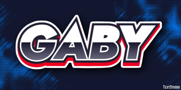 Gaby Texteffekt