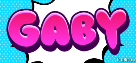 Gaby Texteffekt