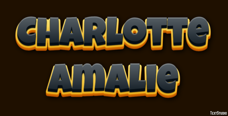 Charlotte Amalie Effetto testo
