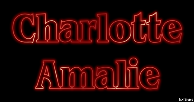 Charlotte Amalie Effetto testo