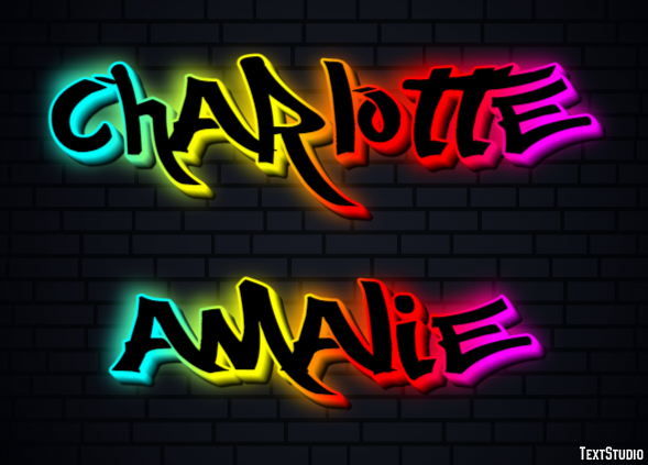 Charlotte Amalie Effetto testo