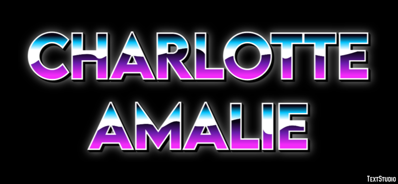 Charlotte Amalie Effetto testo