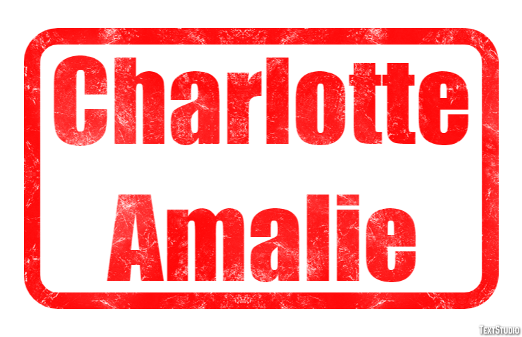 Charlotte Amalie Effetto testo