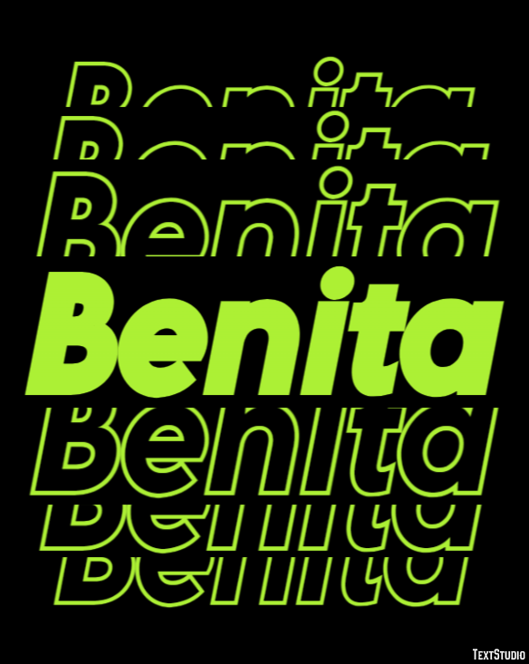 Benita Text Effect