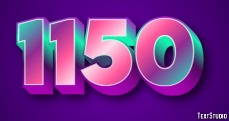 1150 Text Effect
