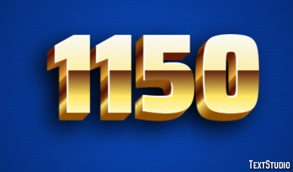 1150 Text Effect