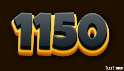 1150 Text Effect