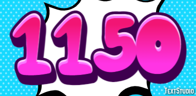 1150 Text Effect