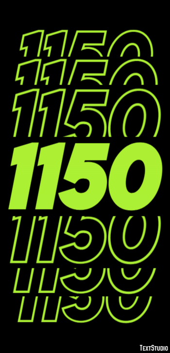 1150 Text Effect