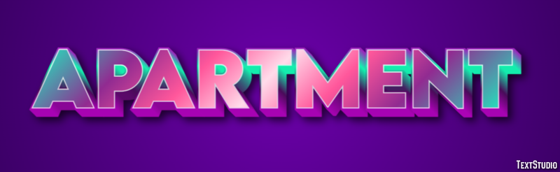 Apartment Text Effect