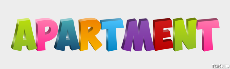Apartment Text Effect