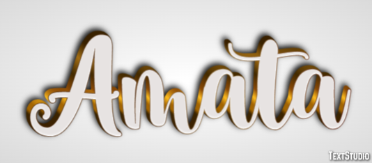 Amata Text Effect